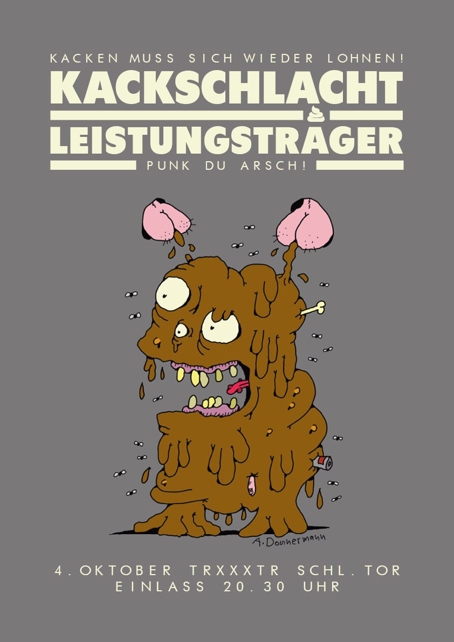 konzert mit kackschlacht